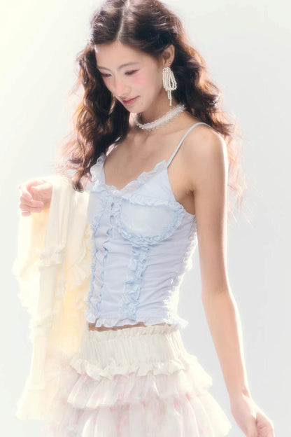 Okinawa Lace Cotton Camisole
