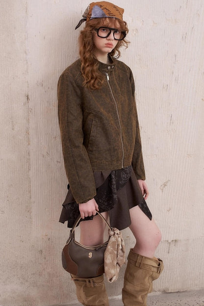 Leopard Flight Jacket