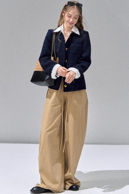 Straight Loose Casual Trousers