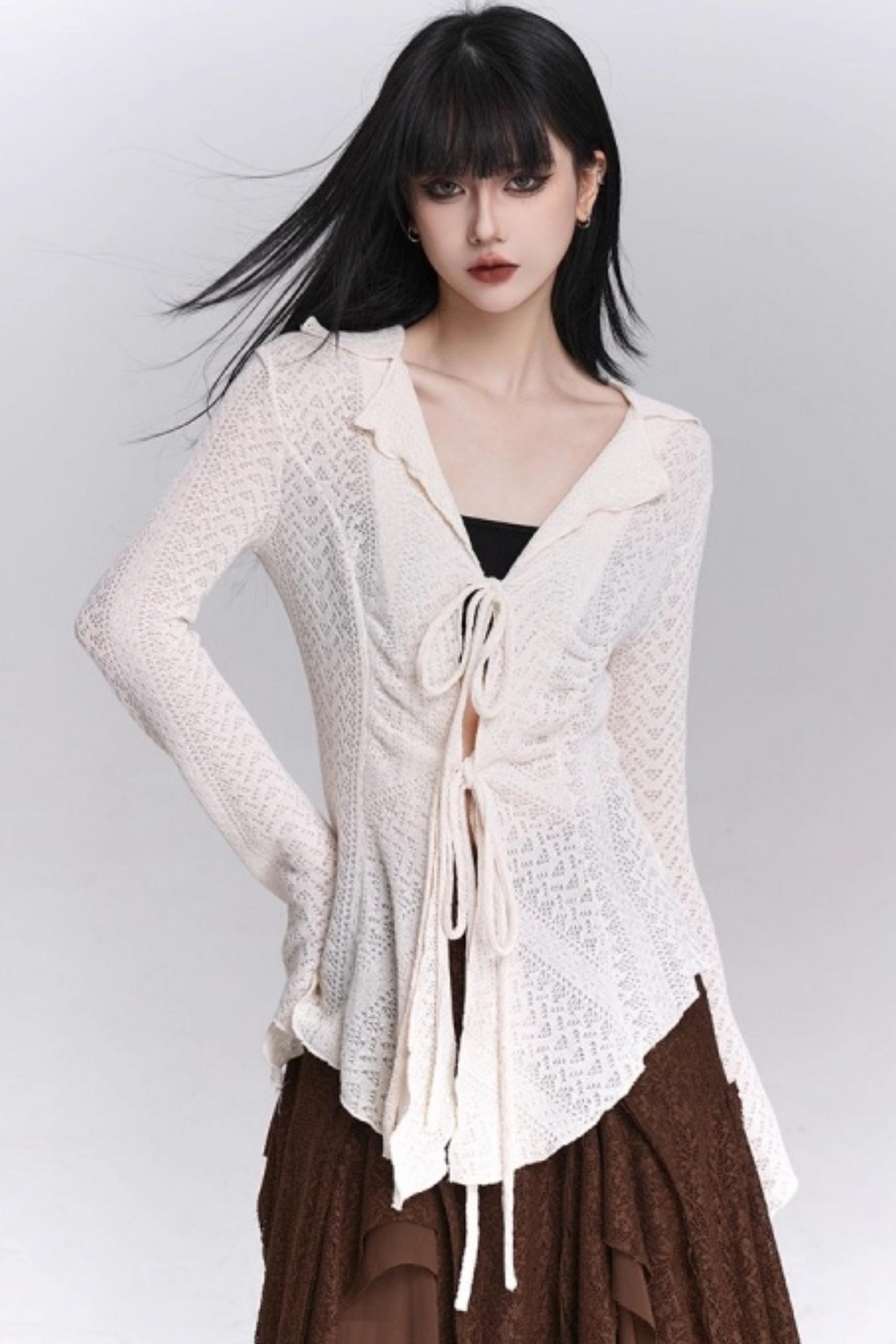 Ghost Girl Knitted Cardigan