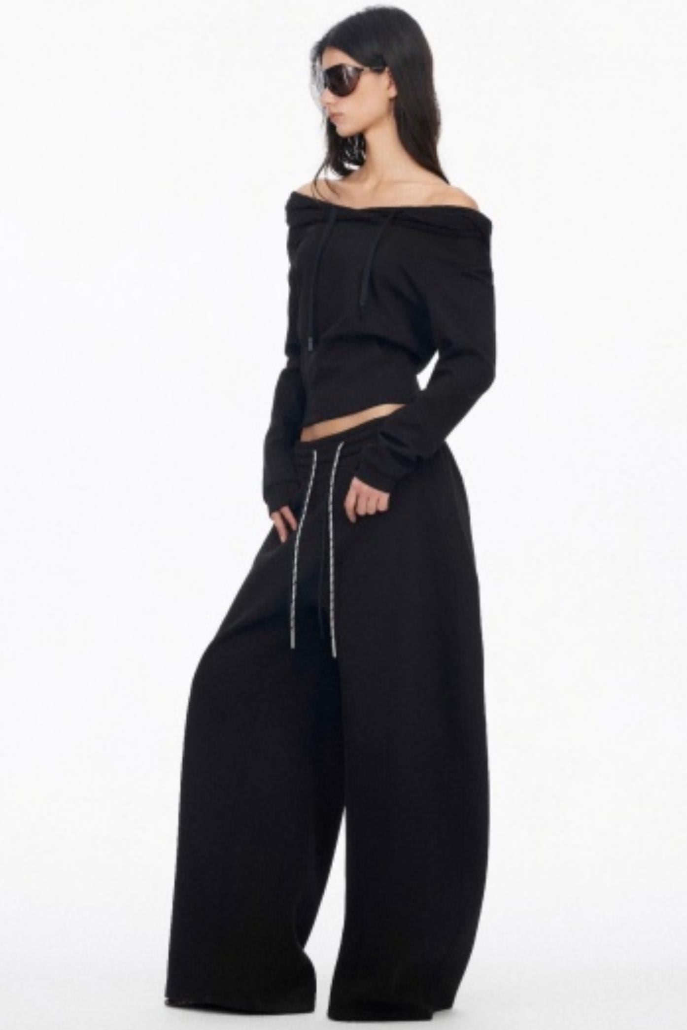 Layer Hooded Slim Sweatshirt