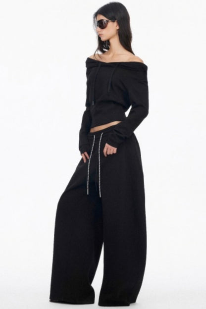 Layer Hooded Slim Sweatshirt