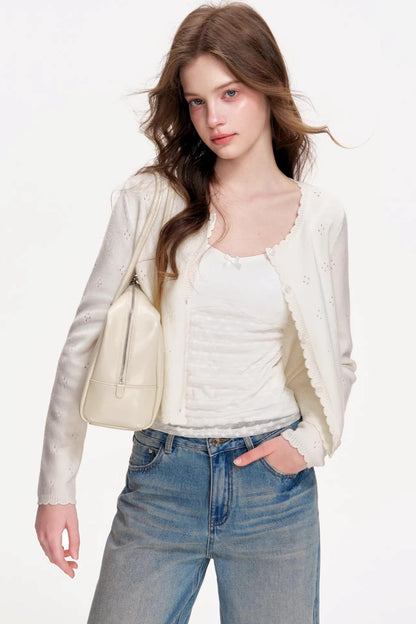 Sunlight Whisper Wool Cardigan