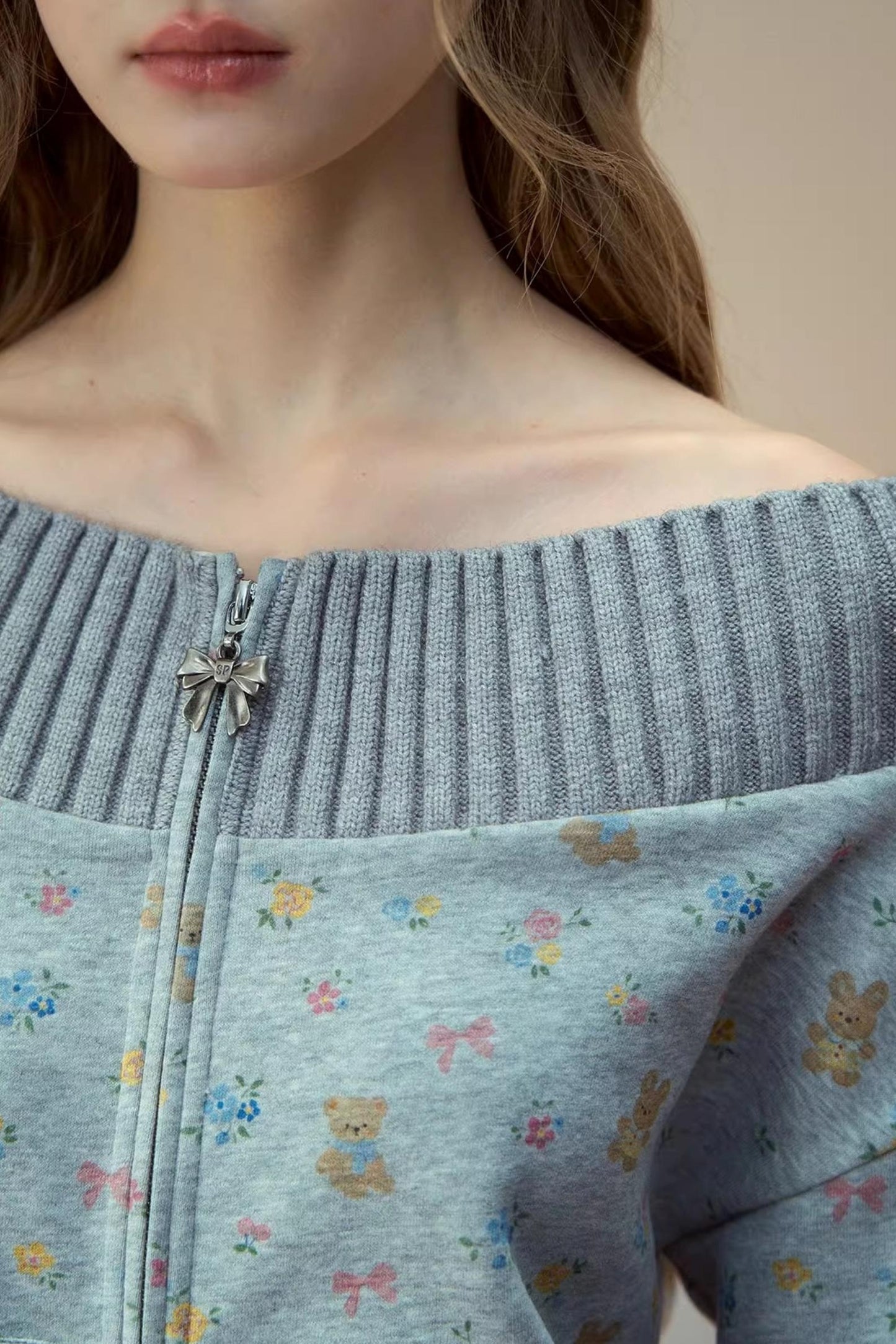 One-Shoulder Sweater With Trousers Set-Up