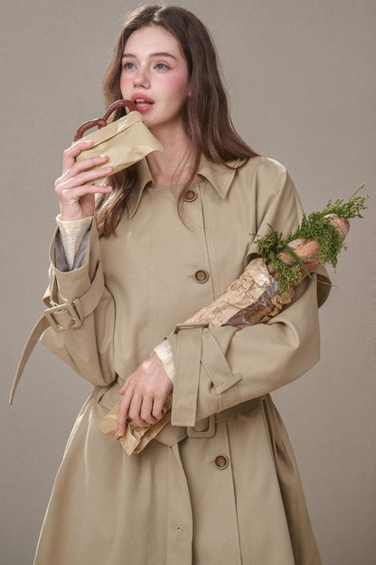 Retro Loose Trench Coat