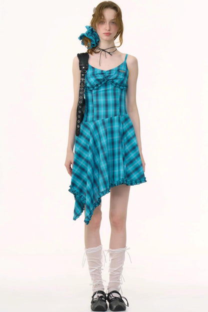 Summer Chic Plaid Dress