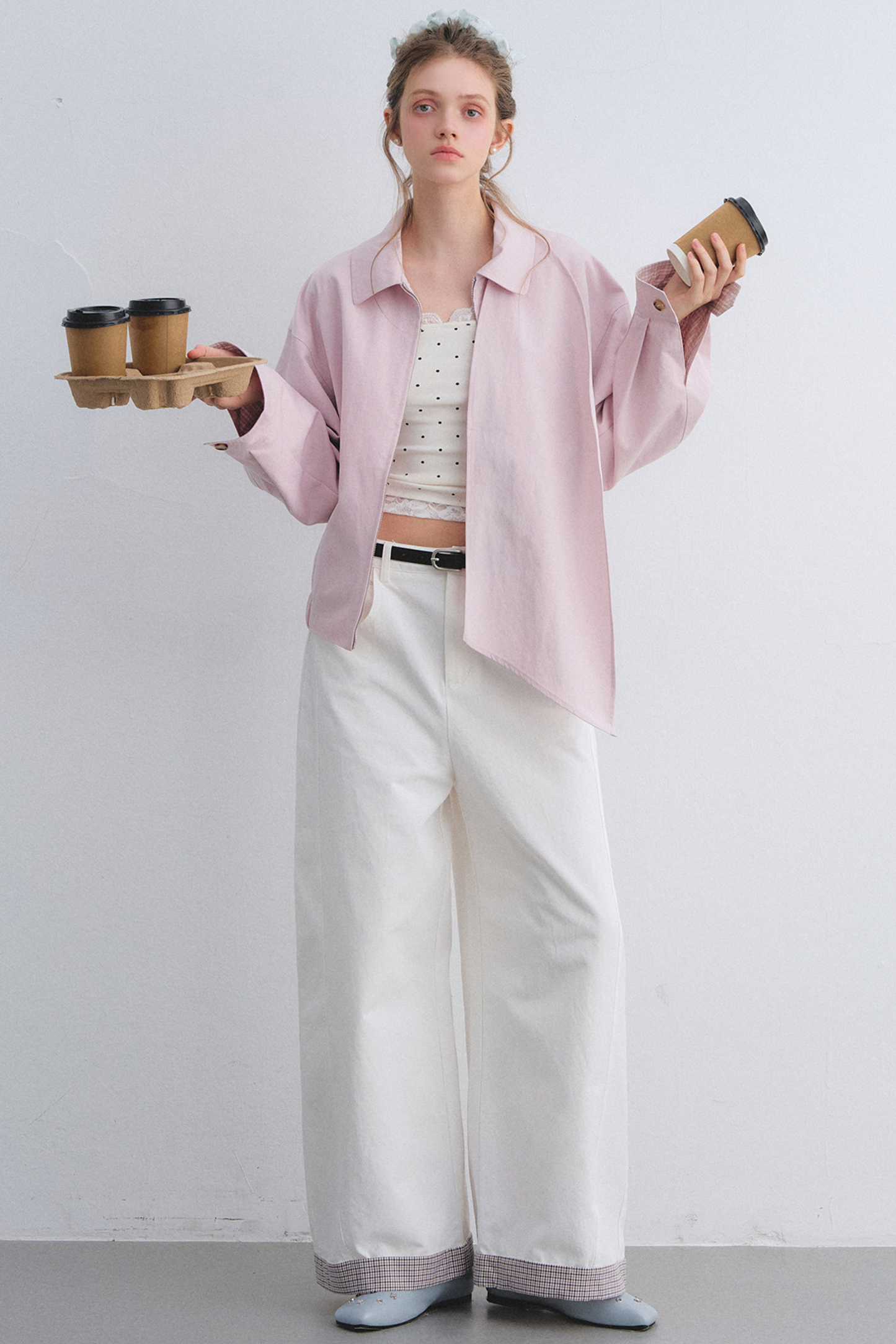 Detachable Shawl Collar Flight Jacket