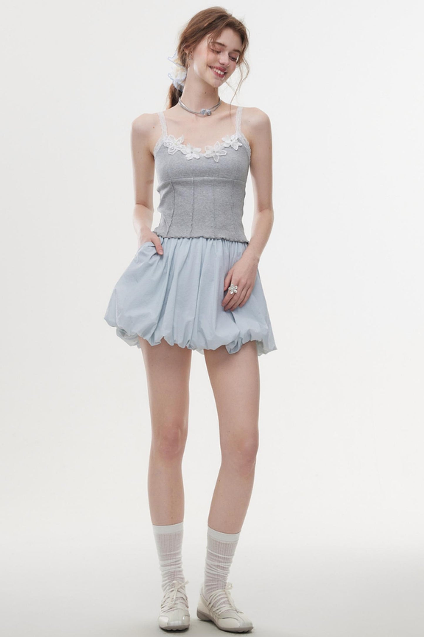 Elegant Fluff A-Line Skirt