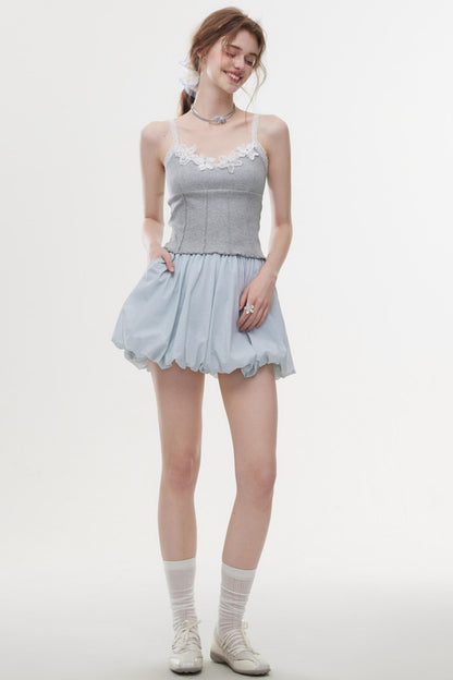 Elegant Fluff A-Line Skirt