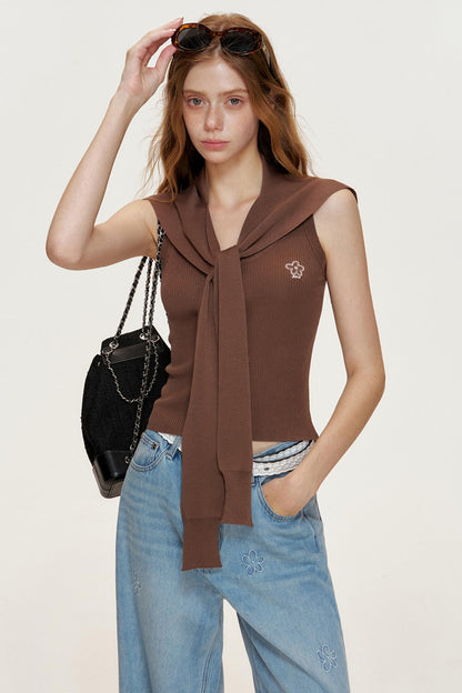 Navycore Tencel Yarn Cape Set