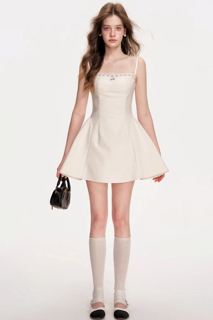 French Lace Ruched Dress