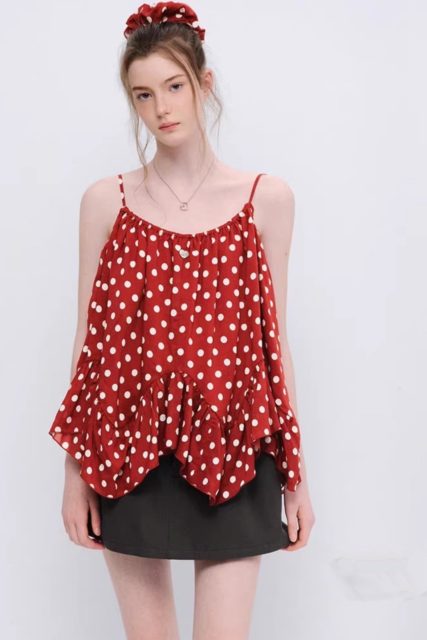 Wild Strawberry Plaid Camisole Top