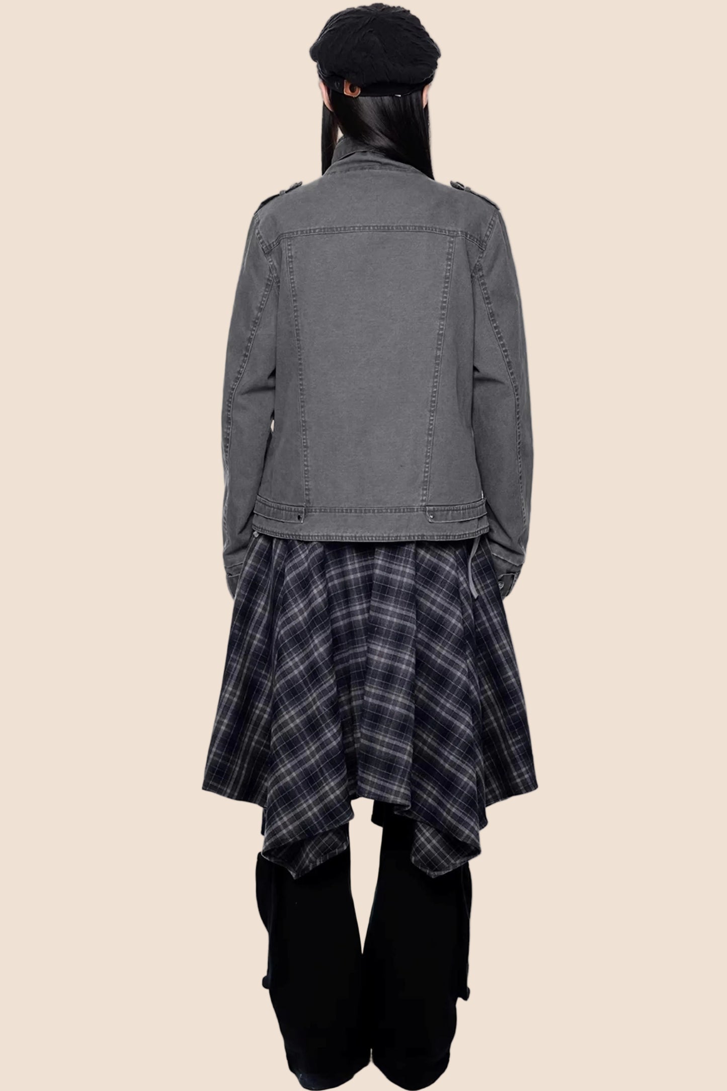 Washed Vintage Workwear Jacket