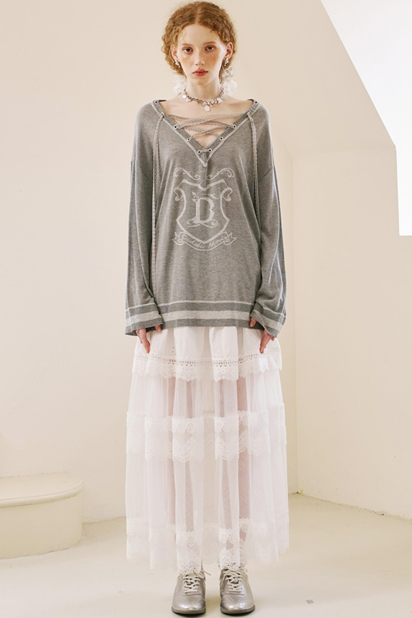 Lace Knit Smock