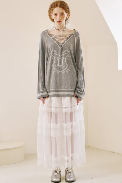 Lace Knit Smock
