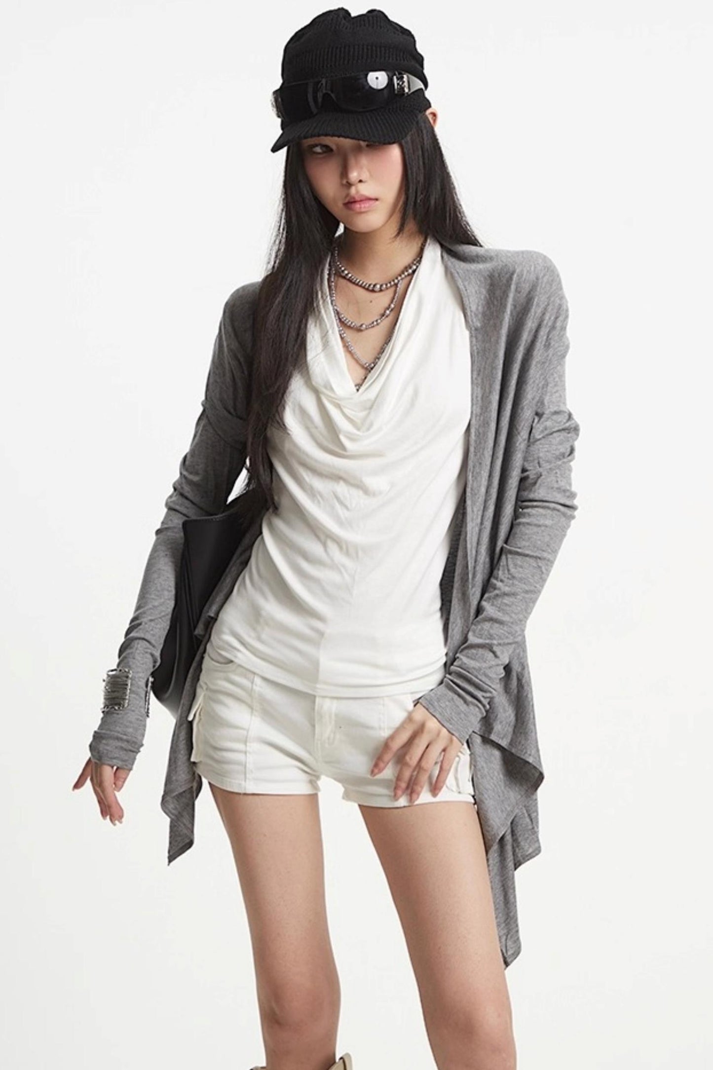 White Knit Cardigan