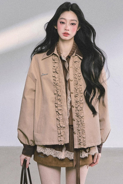 Autumn Two-Piece Jacket Skirt Set-Up