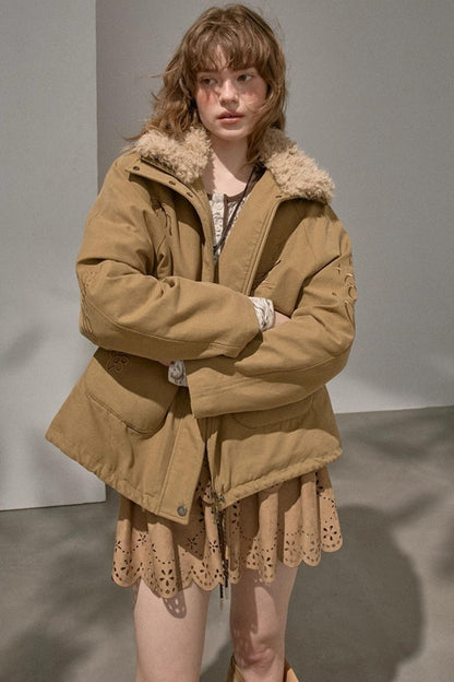 Cascading Vintage Short Skirt