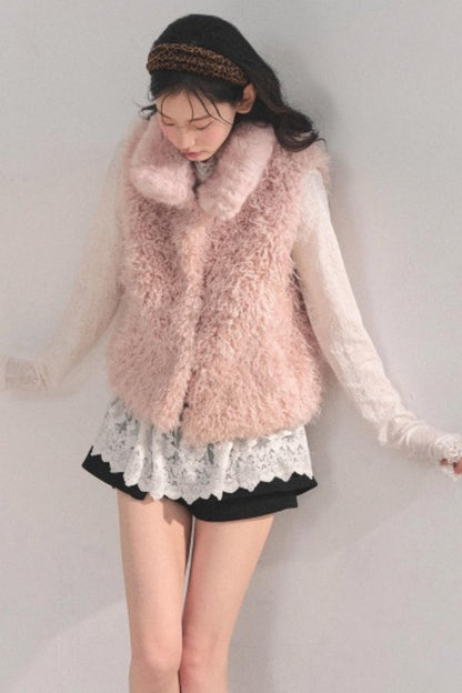 Reversible Faux Fur Vest