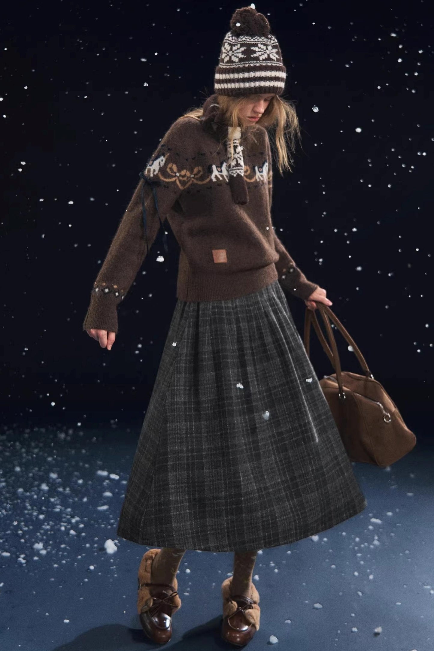 Fun Spinning Pony Jacquard Sweater