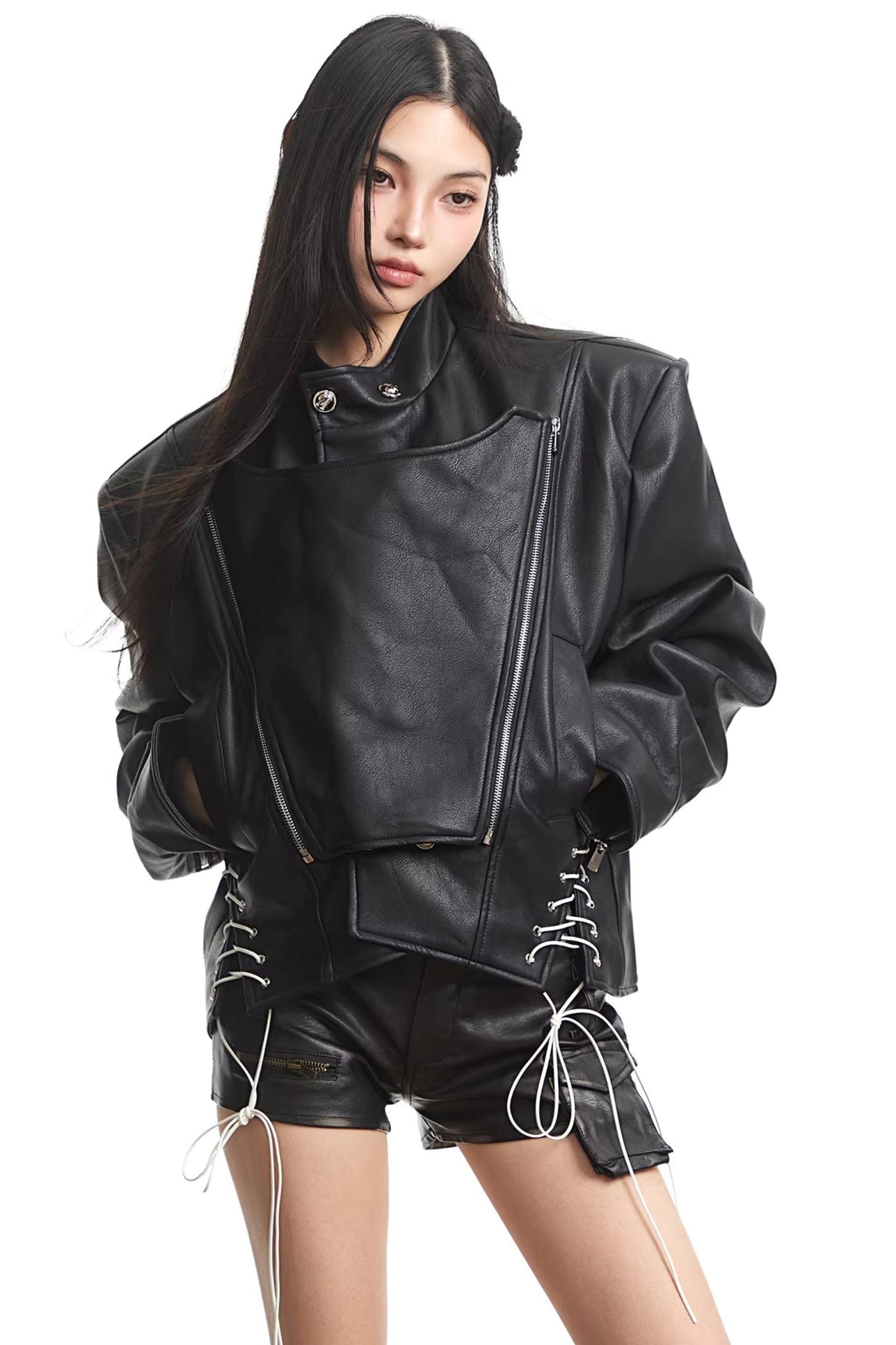 Retro Black Leather Jacket