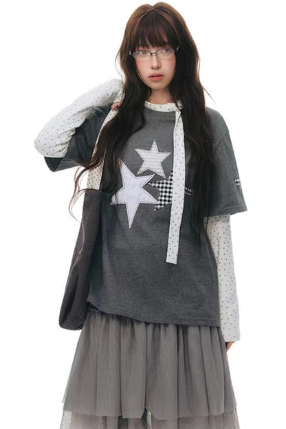 Tie-Neck Slim-Fit Blouse