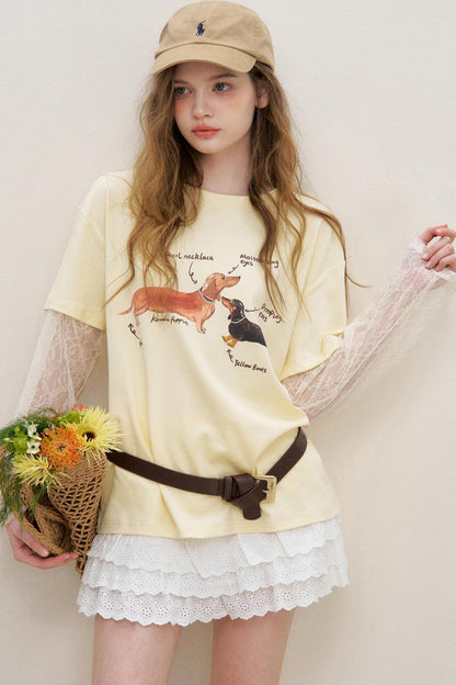 Floral Lace Cake Skirt