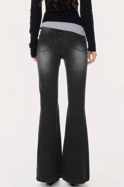 American Retro Micro-Flared Jeans