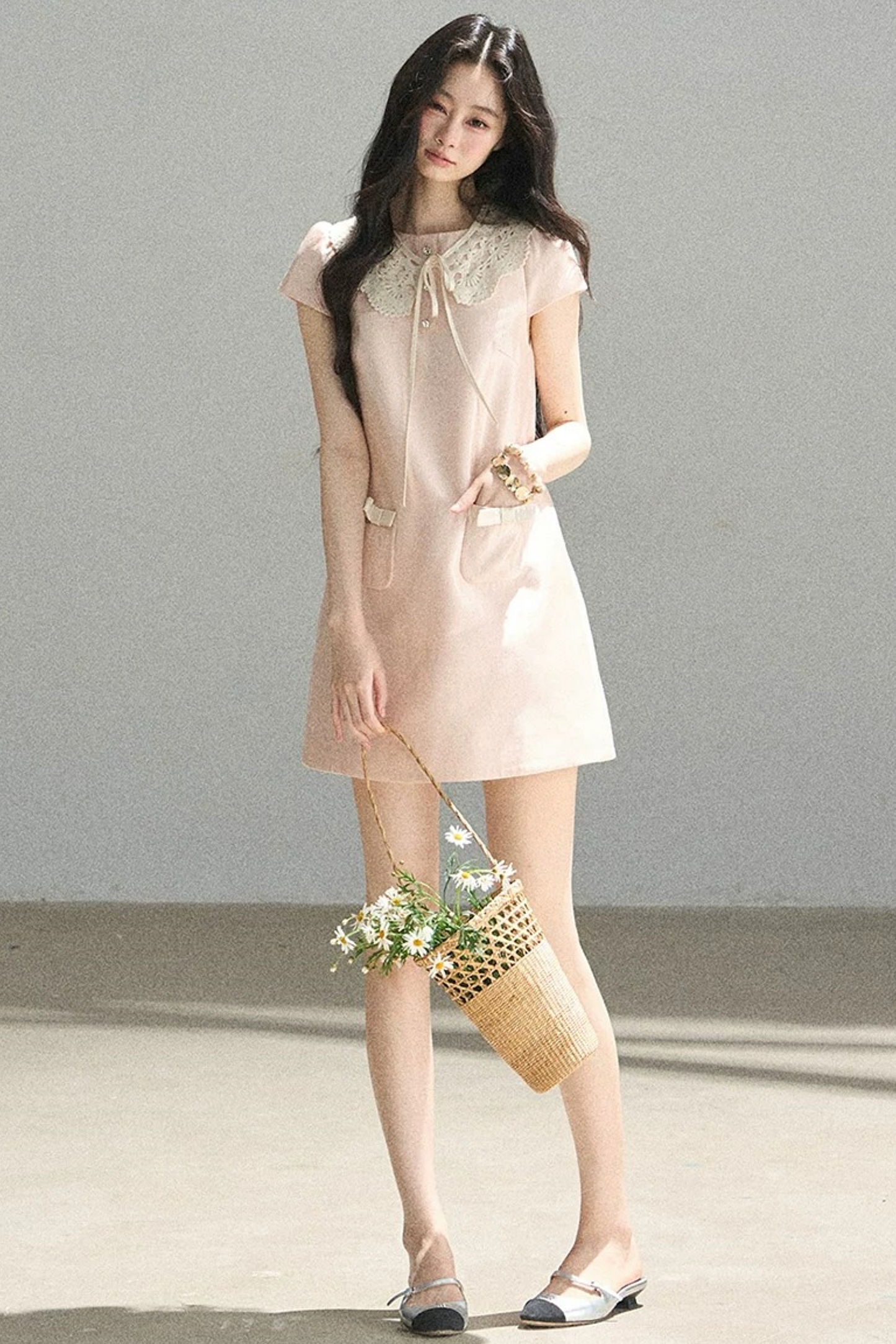 Youthful Shimmer Lace Dress