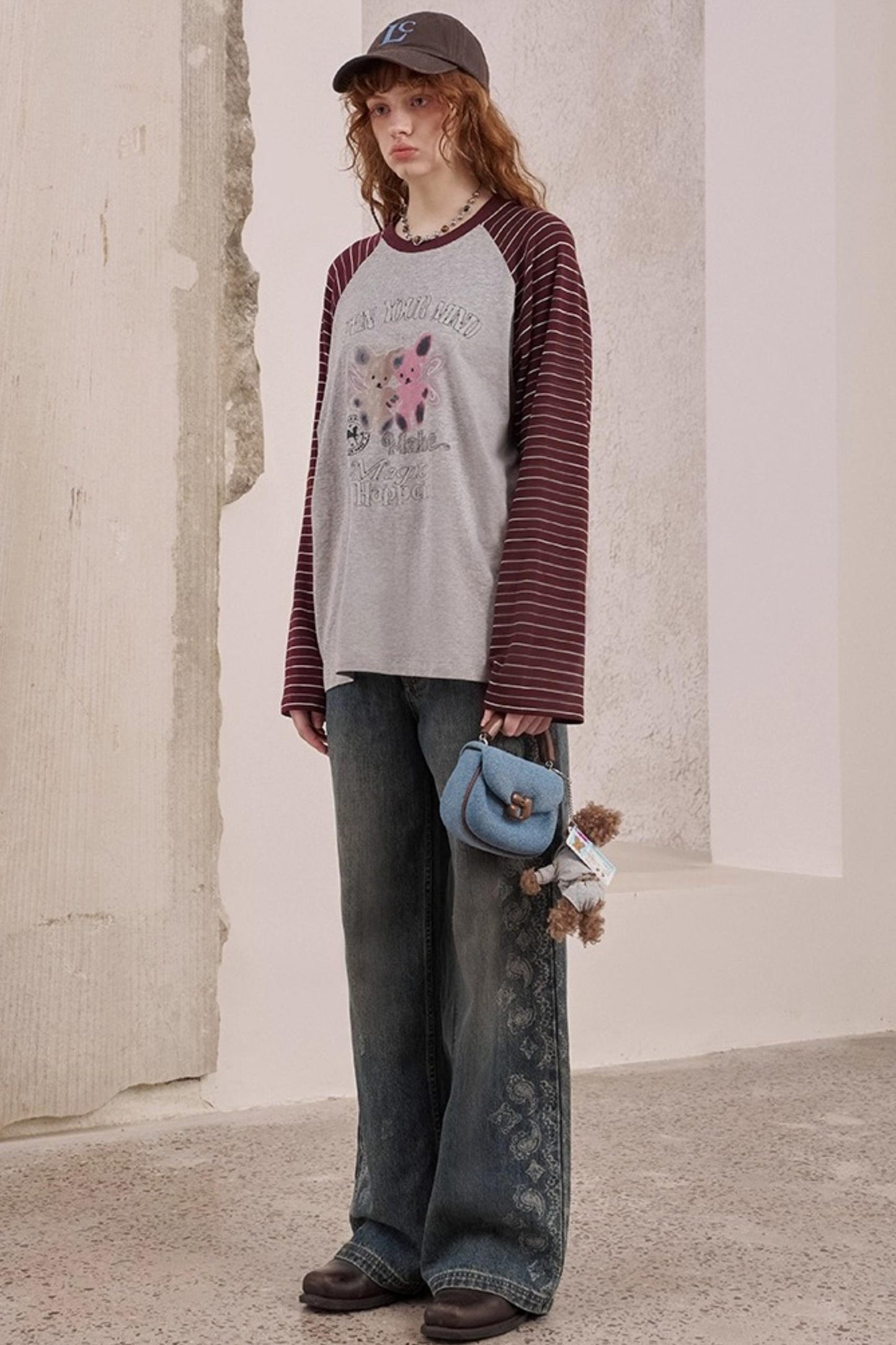 Two Bear Thin Striped Long Sleeve T-Shirt