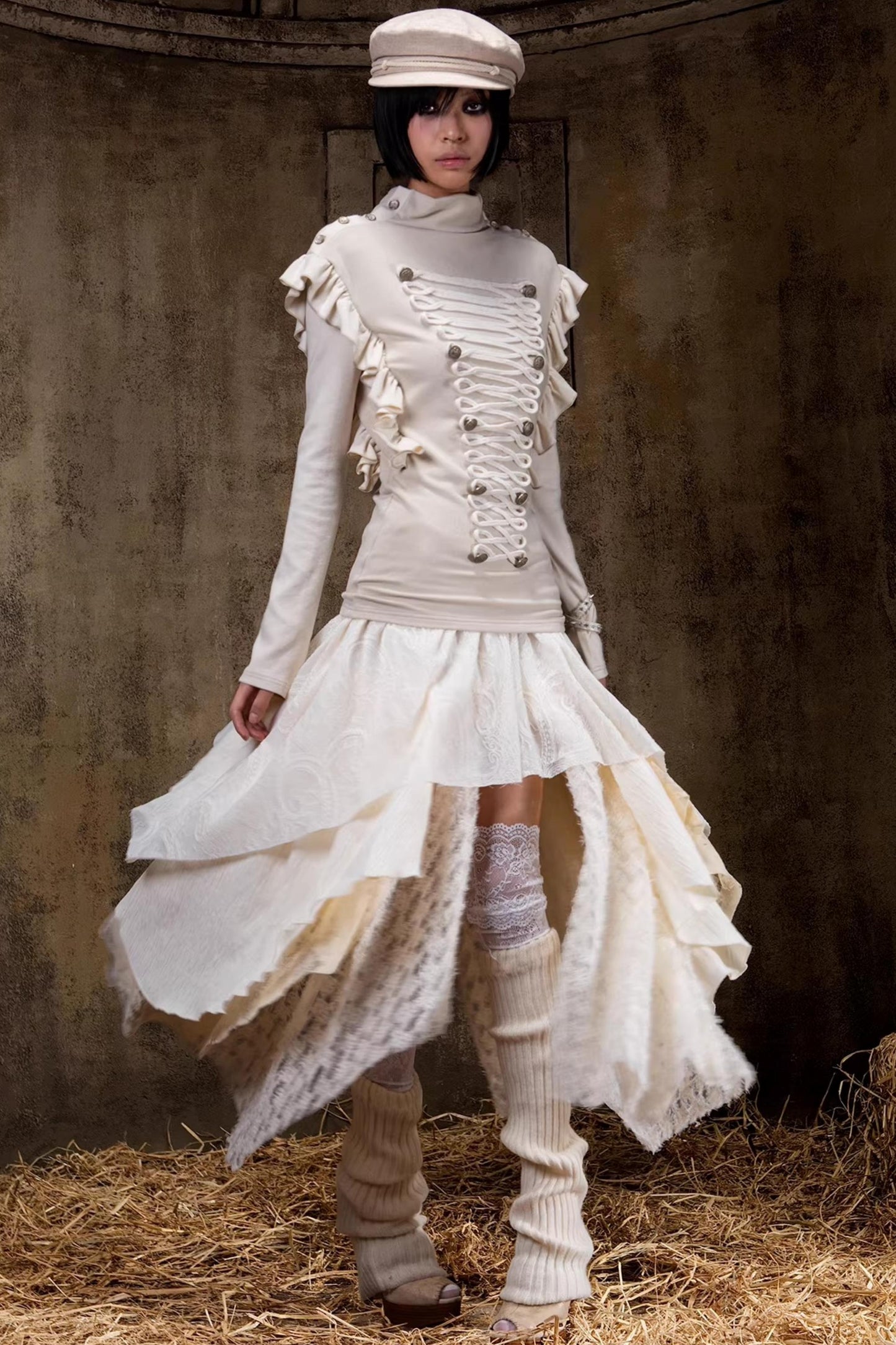 Palace Strick Slim Oberteil