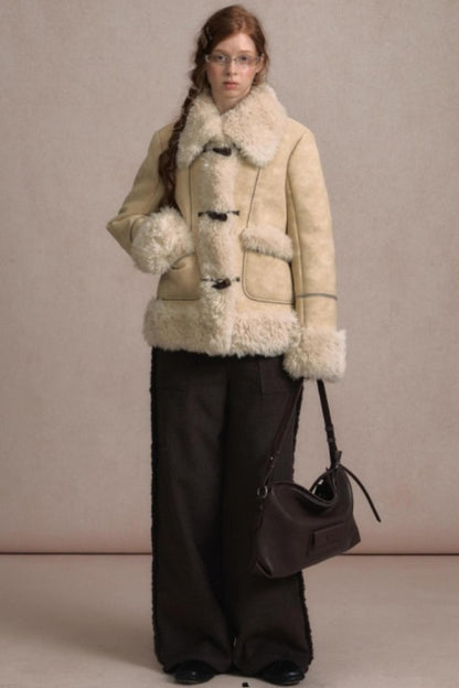 Lazy Drape Wide-Leg Pants