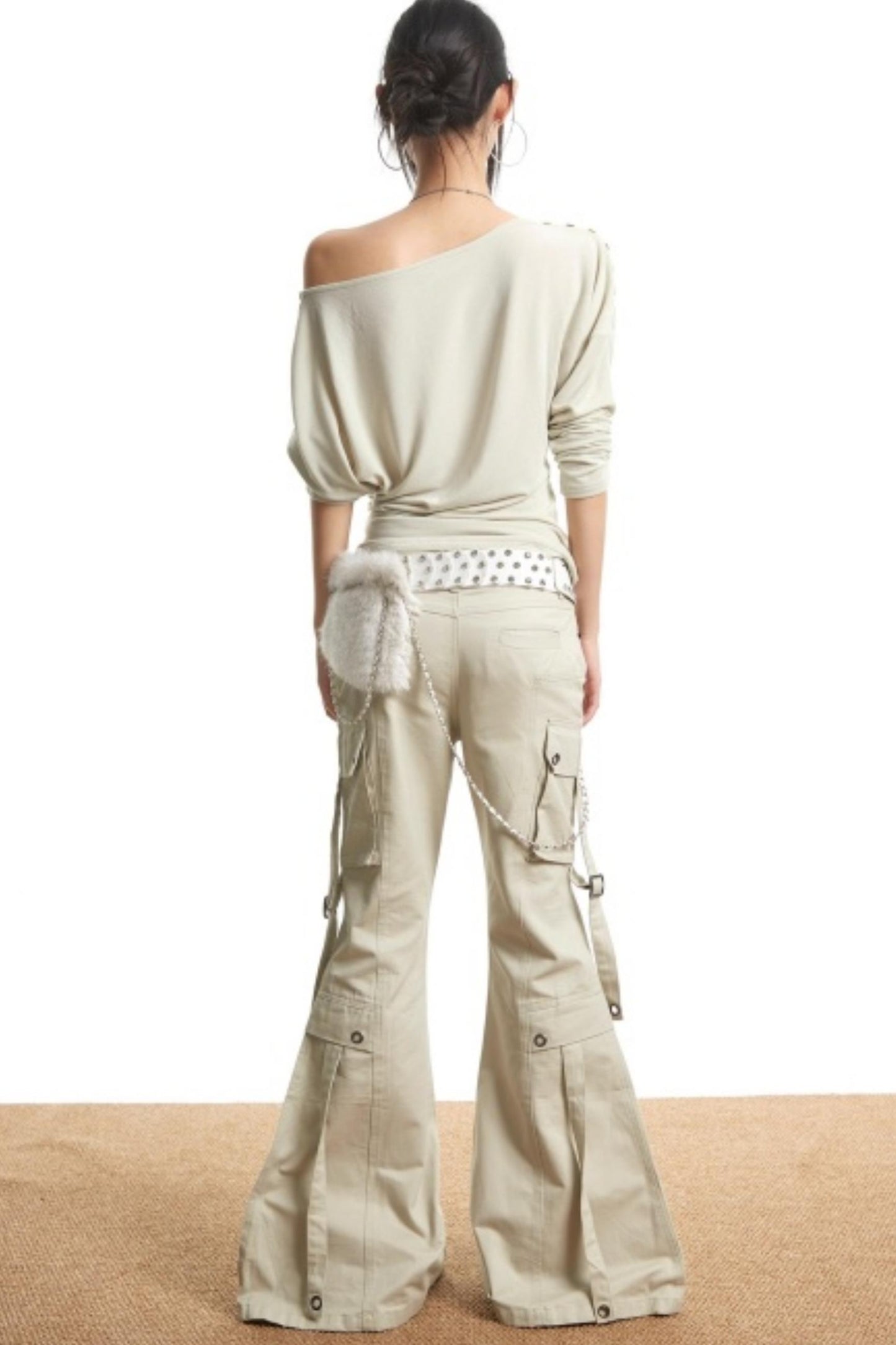 Retro Slim Off-Shoulder Top