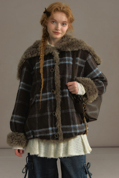 Sea Painter Navy Plaid Jacket