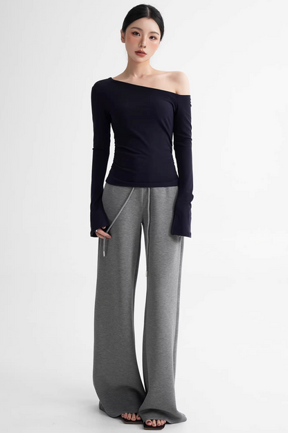 Tencel Asymmetrical Flared Top