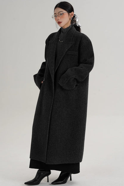 Elegant Long Wool Coat