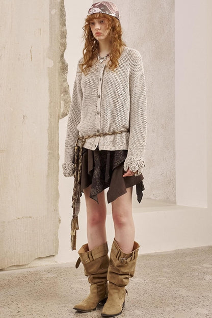 Vintage Crocheted Cardigan