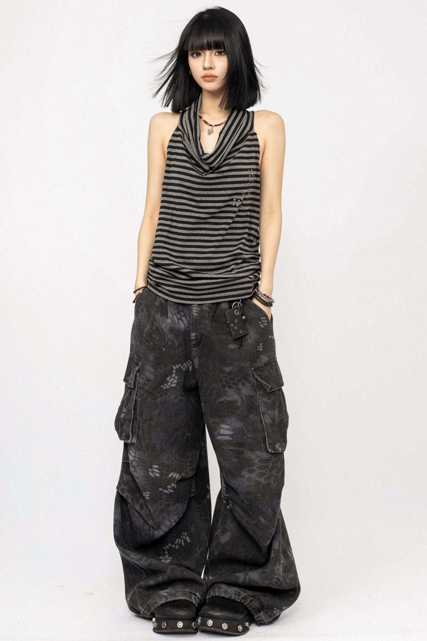 Swing Collar Halterneck Camisole