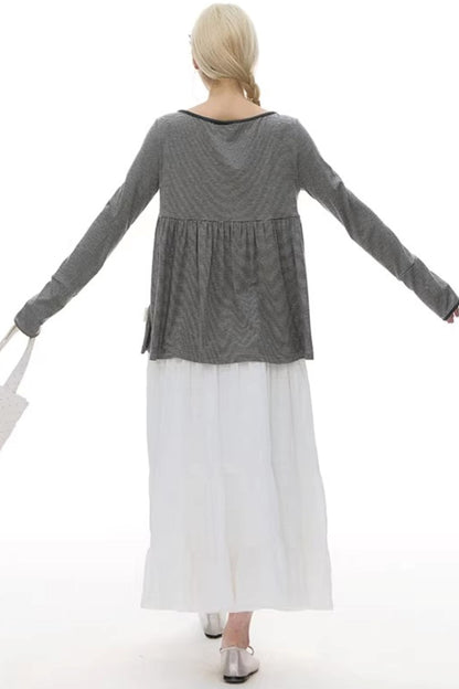 Color-Blocked Knit Sweater