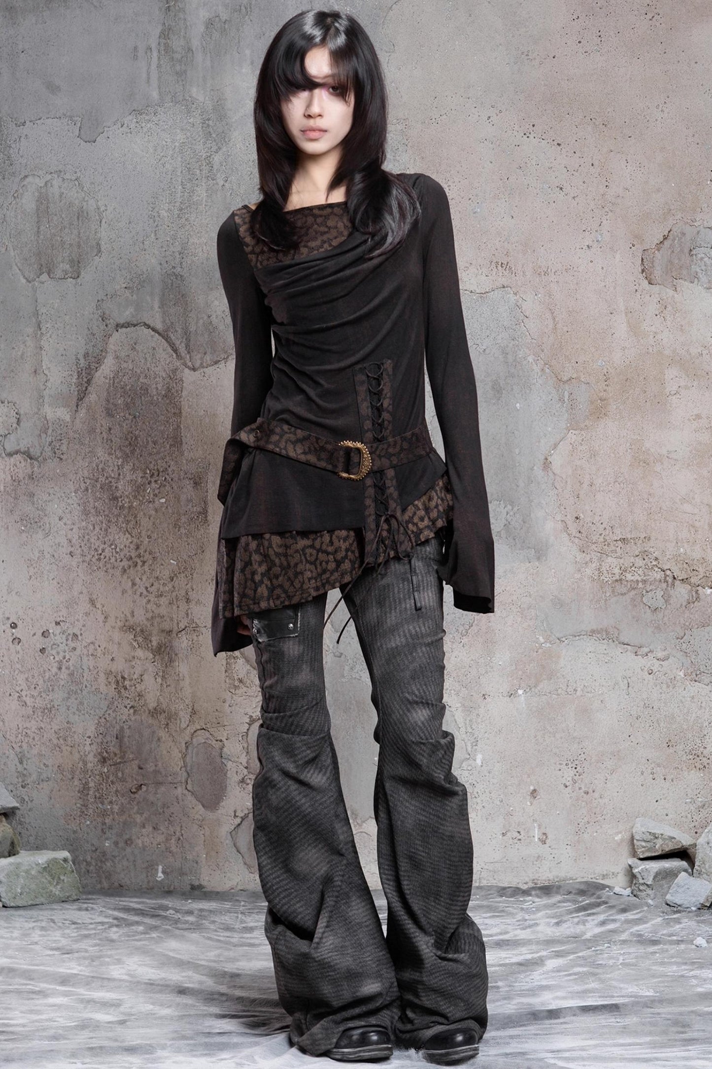 Vintage Patchwork Knitted Top