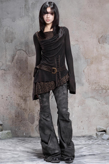 Vintage Patchwork Knitted Top