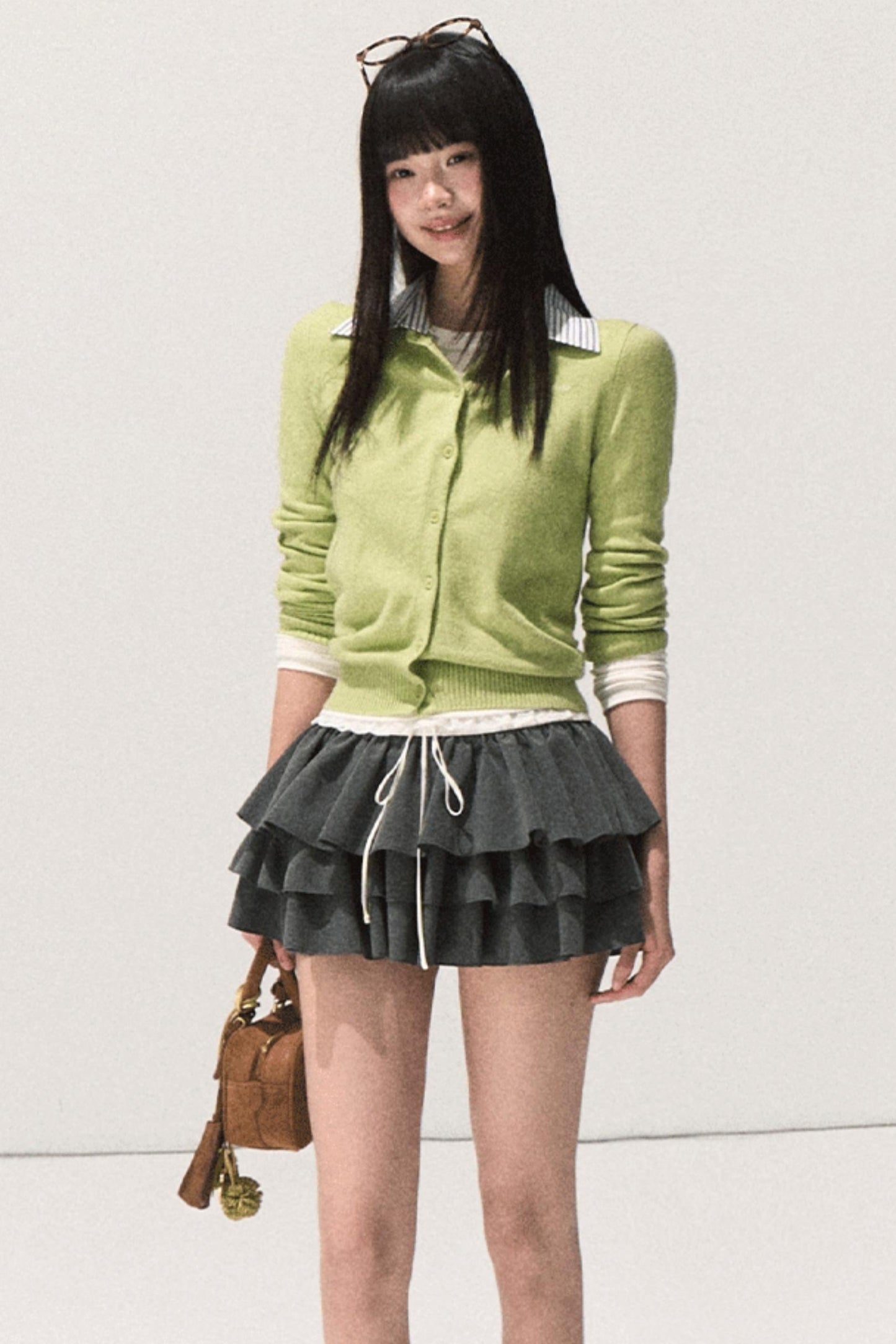 Slim Fit Wool Knit Top