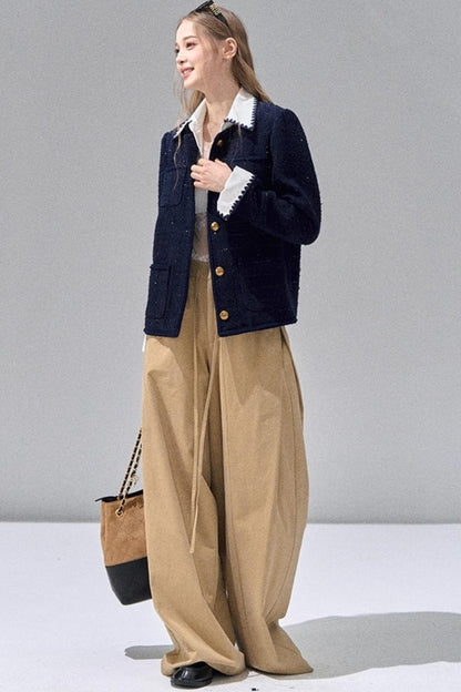 Straight Loose Casual Trousers