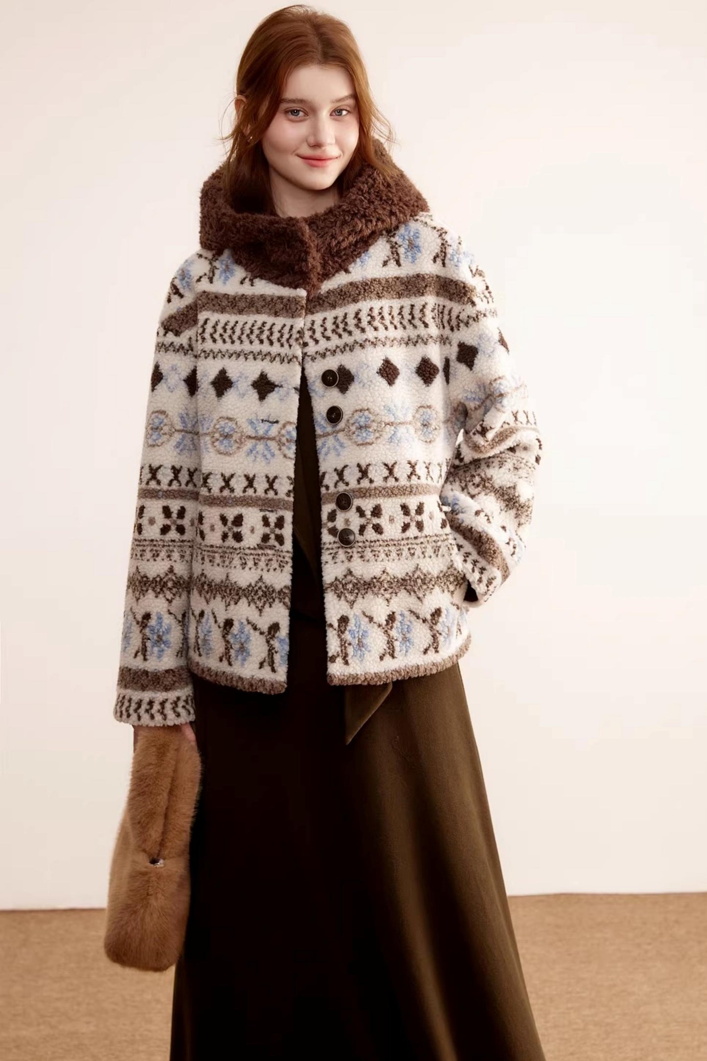 German Velvet Ruffle Dress