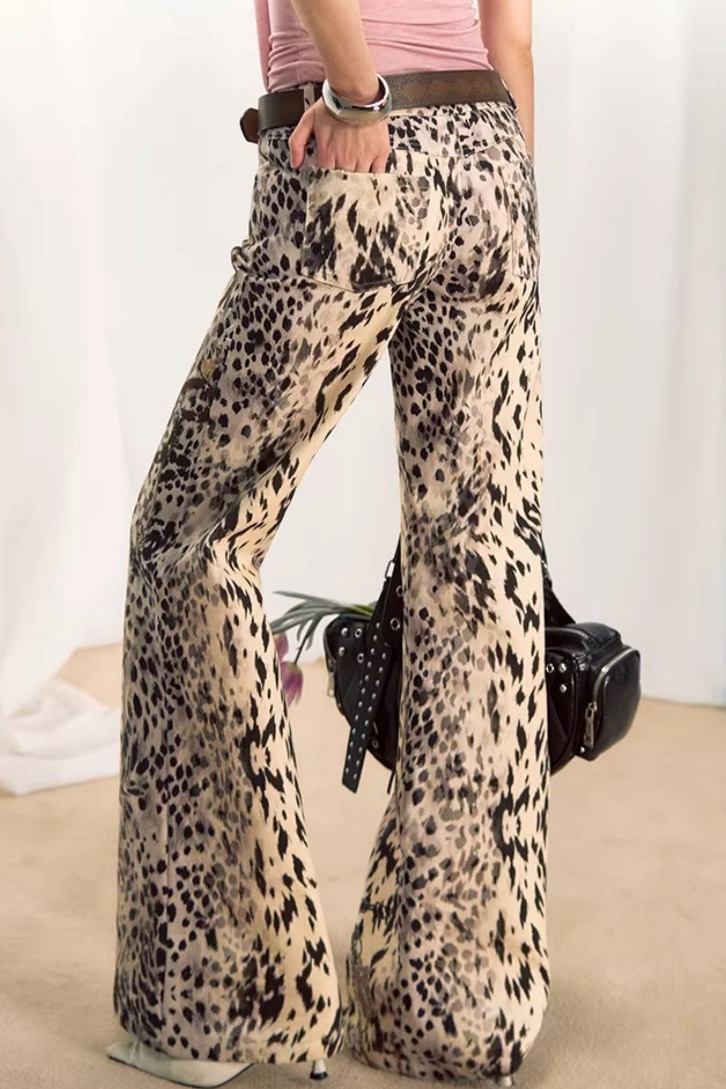 Dark Moon Leopard Print Pants