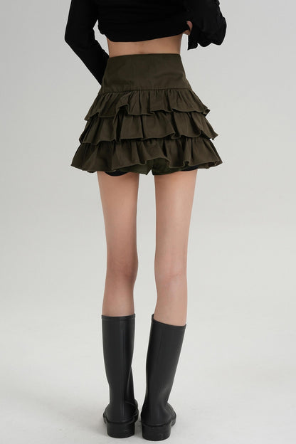 Classic High Waisted Pleated Skirt