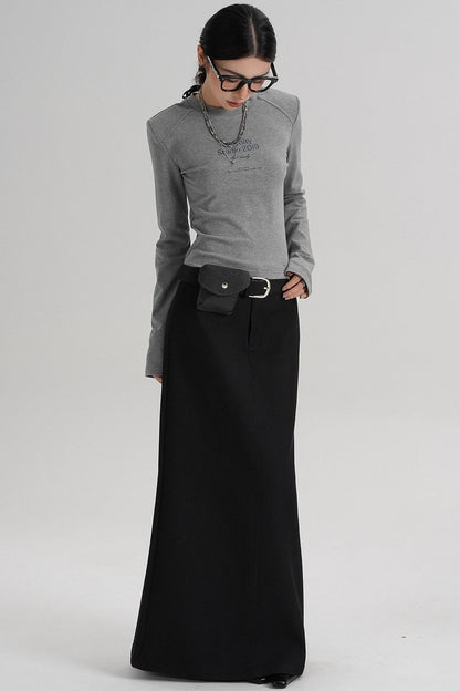 Letter Crew Neck T-Shirt