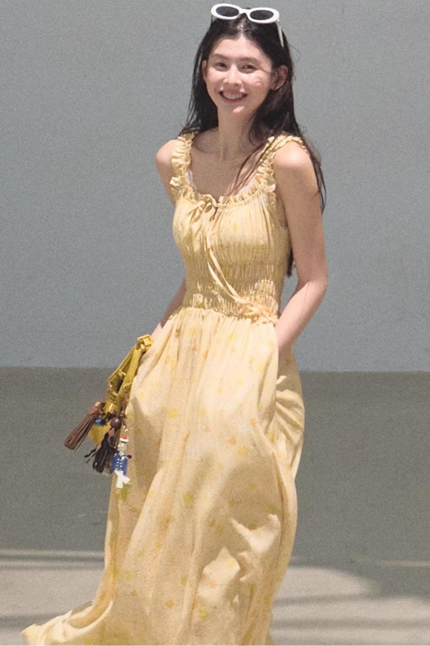 Bubbling Soda Printed Slip Dress