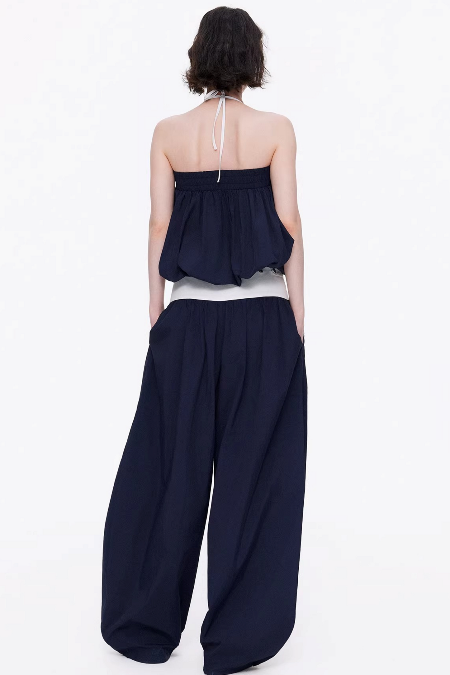 Backless Floral Tube Top Set-Up