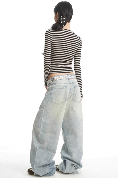 Spicy Girl Striped Slim Sweater